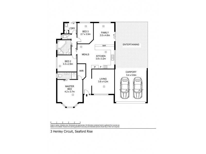 3 Henley Circuit, Seaford Rise SA 5169 Floorplan