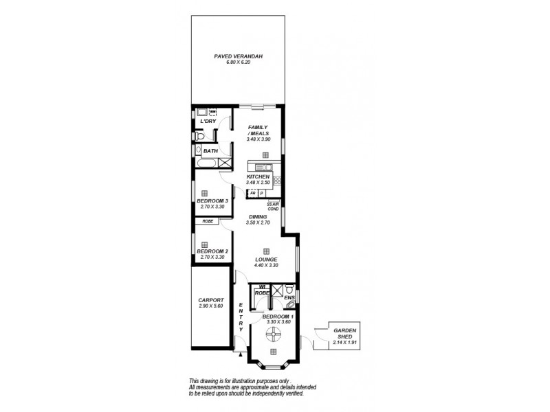 29 Whitney Crescent, Seaford SA 5169 Floorplan