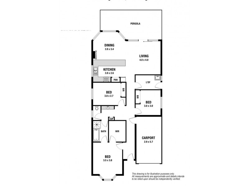 7 Goulding Grove, Noarlunga Downs SA 5168 Floorplan