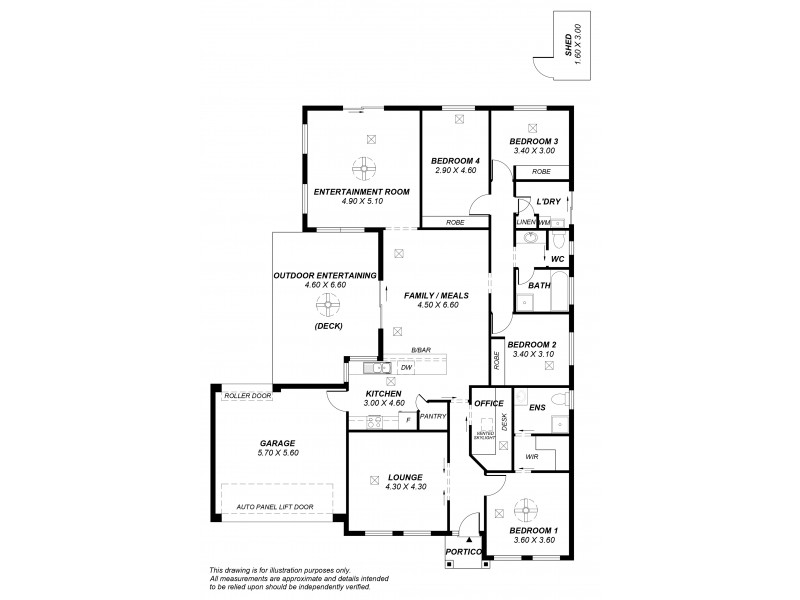 10 Tennyson Street, Seaford Rise SA 5169 Floorplan