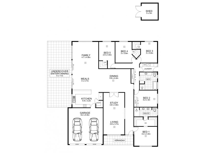 21 Beachport Road, Seaford Rise SA 5169 Floorplan
