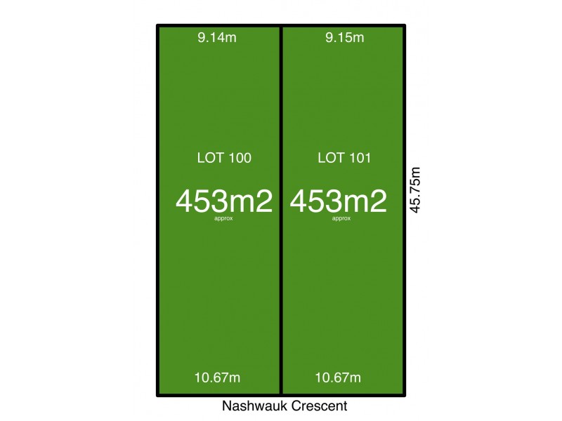 Lot 100 and 101 23 Nashwauk Crescent, Moana SA 5169