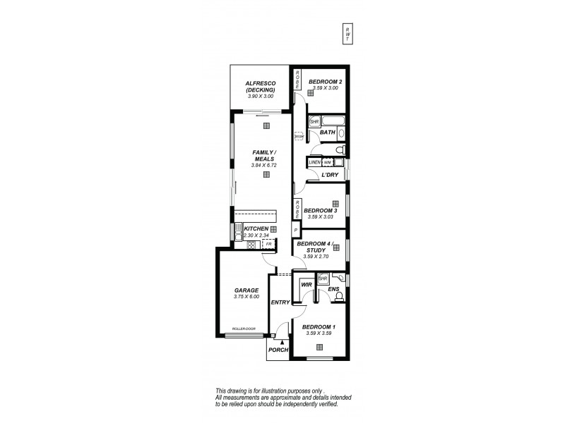 78 Dalkeith Road, Seaford Rise SA 5169 Floorplan