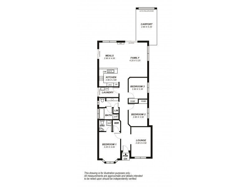 4 Enya Lane, Seaford Meadows SA 5169 Floorplan