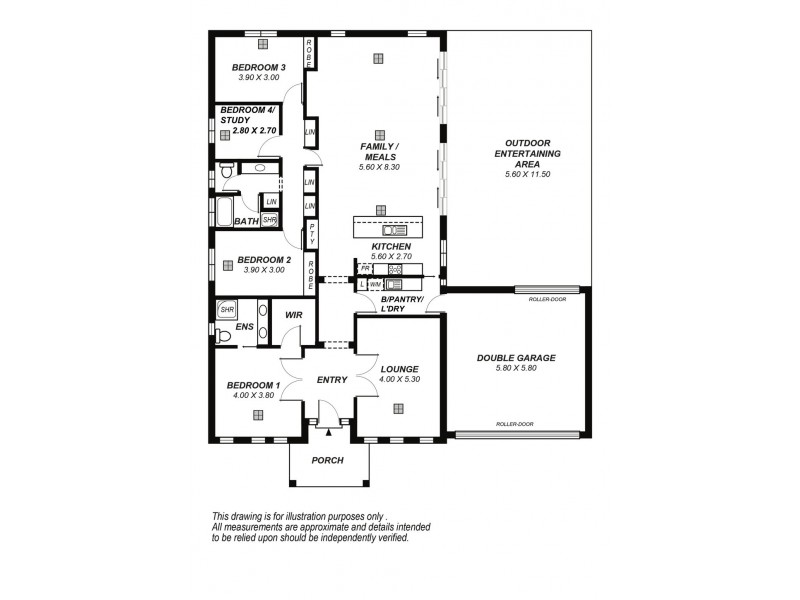 4 Polkinghorn Avenue, Aldinga Beach SA 5173 Floorplan