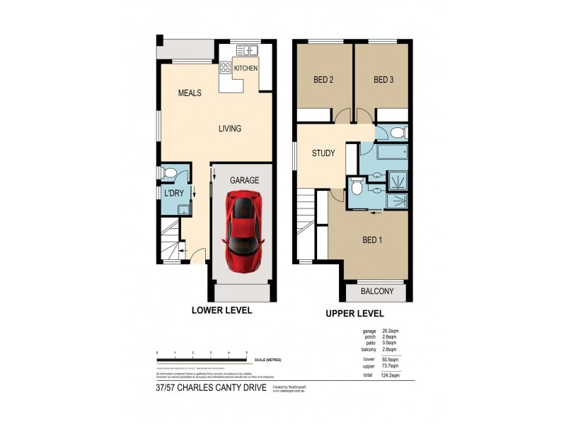 37/57 Charles Canty Drive, Wellington Point QLD 4160 Floorplan