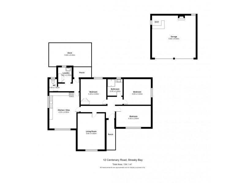 12 Centenary Road, Streaky Bay SA 5680 Floorplan
