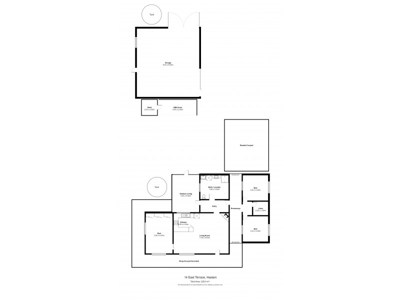 14 East Terrace, Haslam, Streaky Bay SA 5680 Floorplan