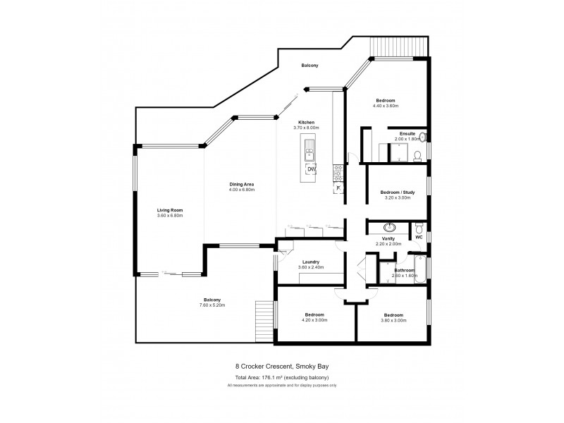 8 Crocker Street, Smoky Bay SA 5680 Floorplan