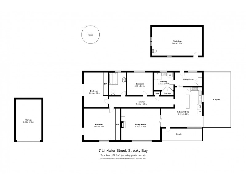 7 Linklater Street, Streaky Bay SA 5680 Floorplan