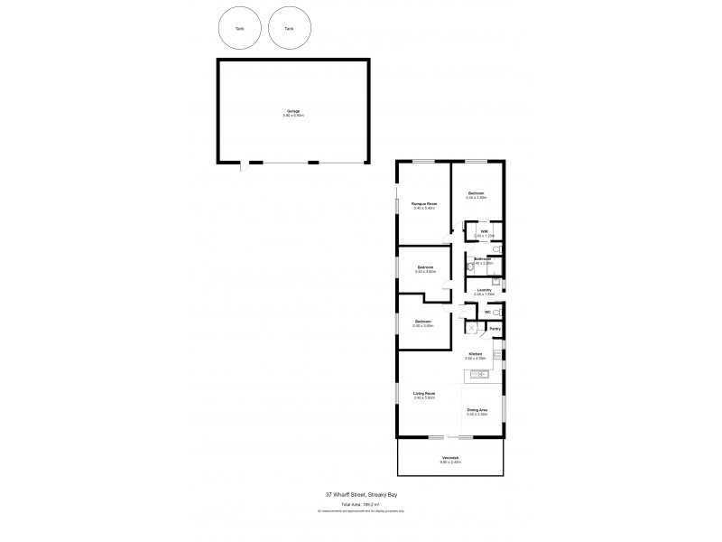 37 Wharff Street, Streaky Bay SA 5680 Floorplan