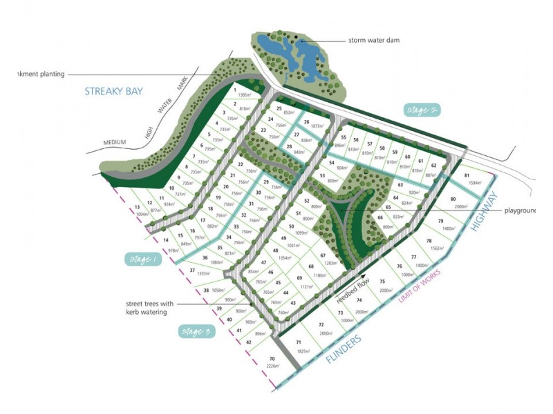 . Clearwater Cove Estate, Streaky Bay SA 5680
