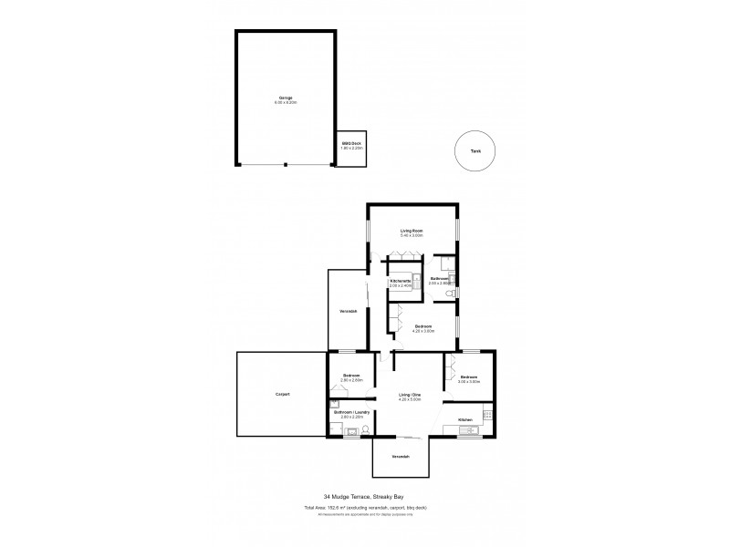 34 Mudge Terrace, Streaky Bay SA 5680 Floorplan