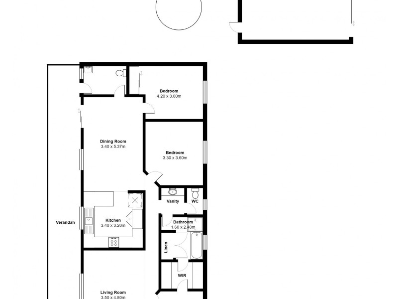 91 Fredrick Drive, Streaky Bay SA 5680 Floorplan