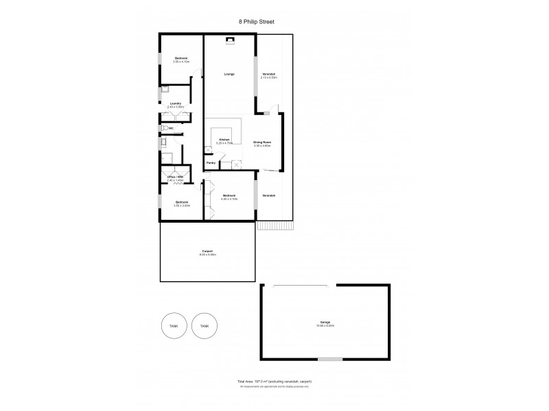 8 Philip Street, Streaky Bay SA 5680 Floorplan