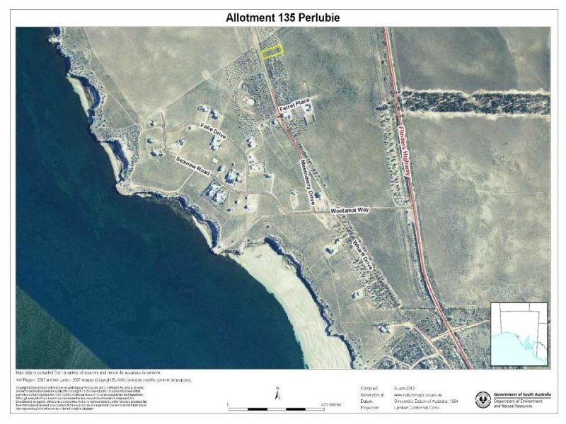 Lot 135 Perlubie, Streaky Bay SA 5680