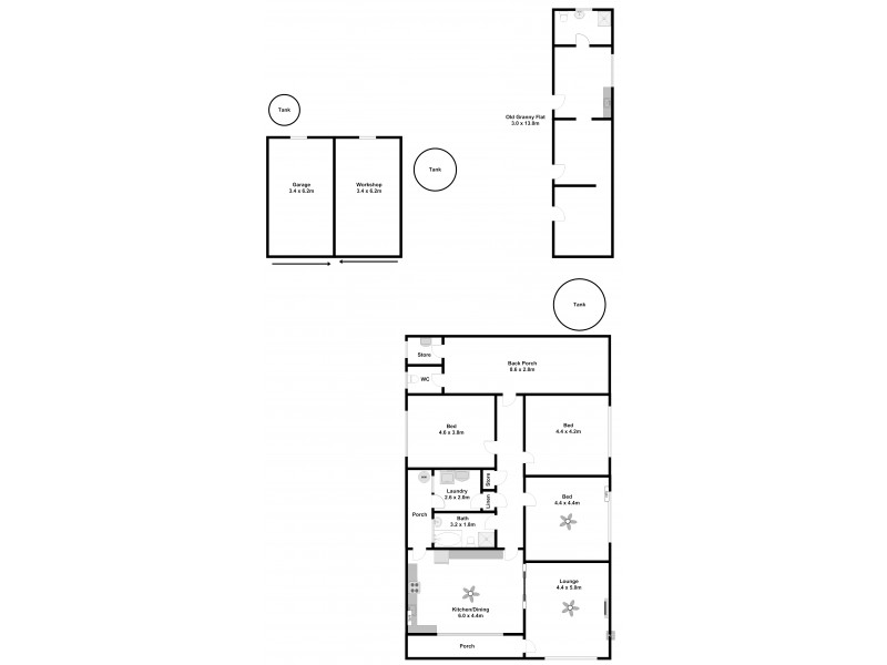 45 Alfred Terrace, Streaky Bay SA 5680 Floorplan