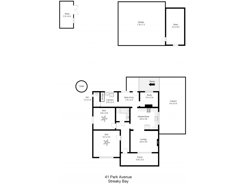 41 Park Avenue, Streaky Bay SA 5680 Floorplan