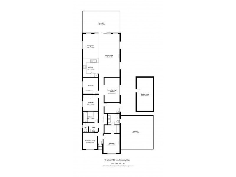 16 Wharff Street, Streaky Bay SA 5680 Floorplan