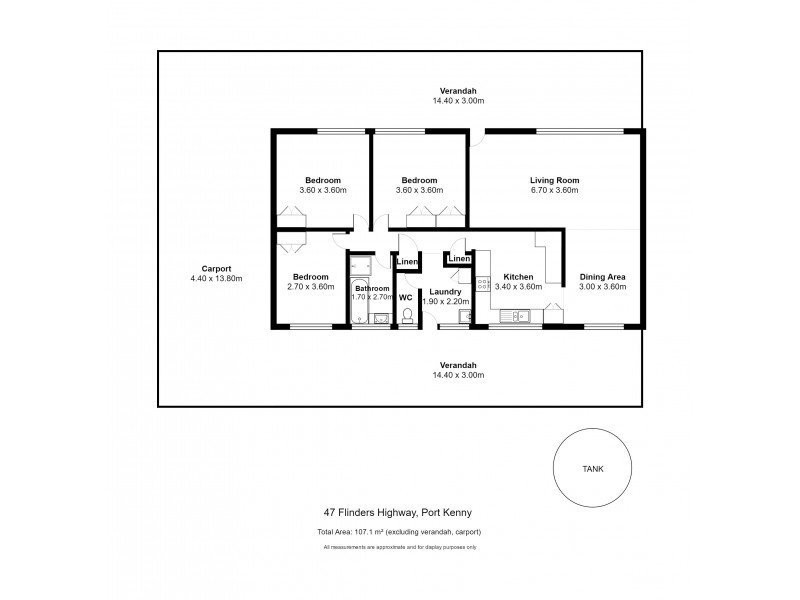 47 Flinders Highway, Port Kenny SA 5671 Floorplan