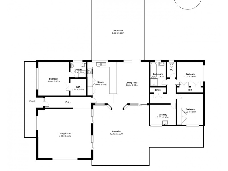 26 Flinders Drive, Streaky Bay SA 5680 Floorplan