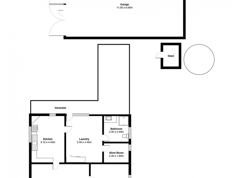 8 Main Street, Haslam SA 5680 Floorplan