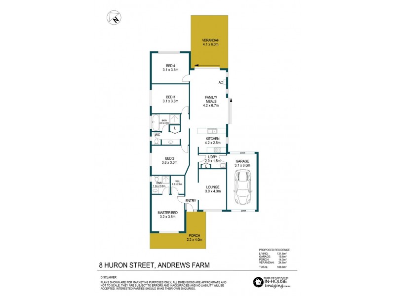 8 Huron Street, Andrews Farm SA 5114 Floorplan