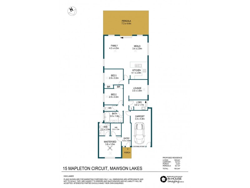 15 Mapleton Circuit, Mawson Lakes SA 5095 Floorplan
