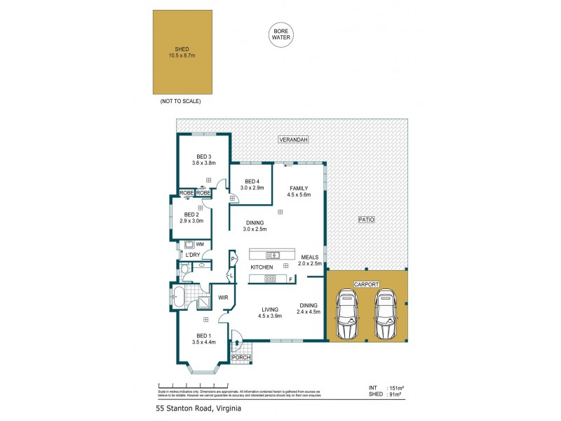 55 Stanton Road, Virginia SA 5120 Floorplan