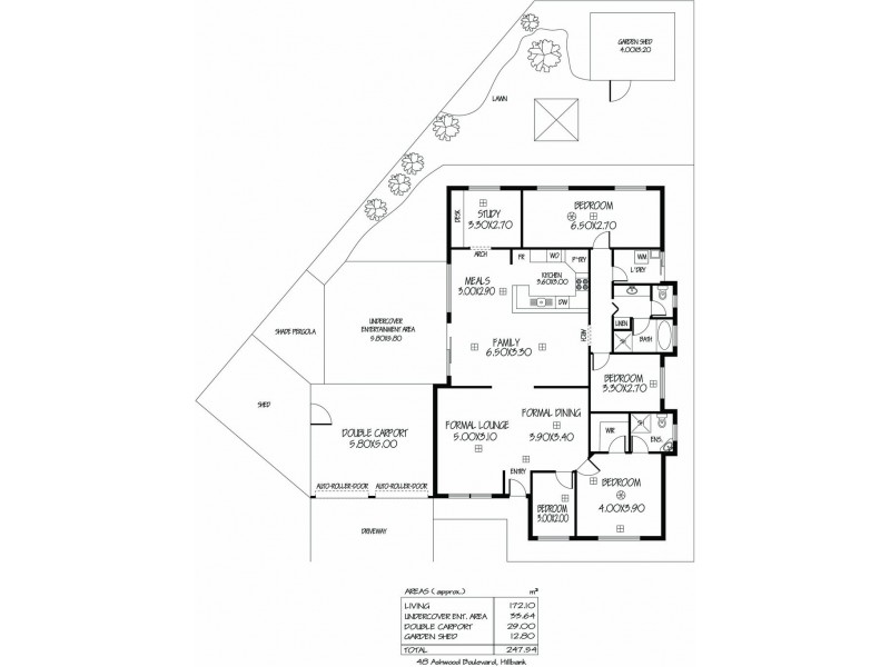 48 Ashwood Boulevard, Hillbank SA 5112 Floorplan