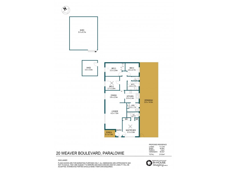 20 Weaver Boulevard, Paralowie SA 5108 Floorplan