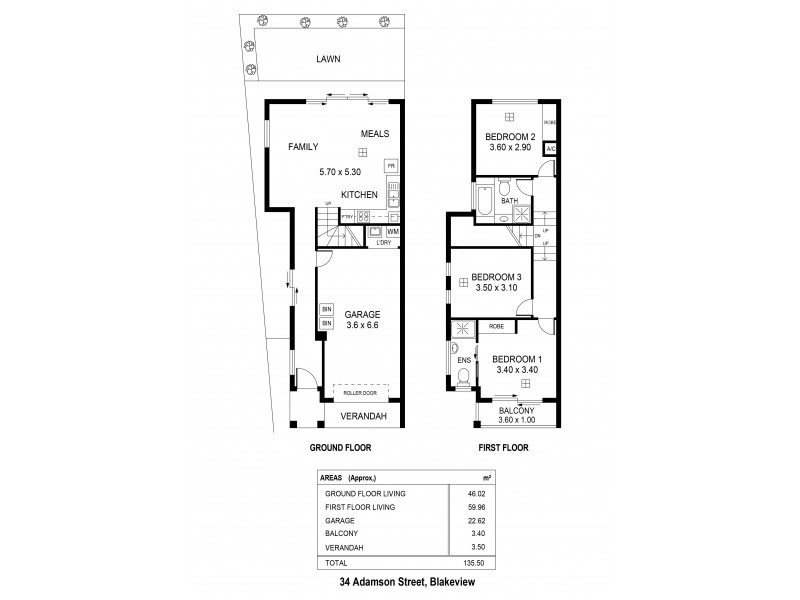 34 Adamson Street, Blakeview SA 5114 Floorplan