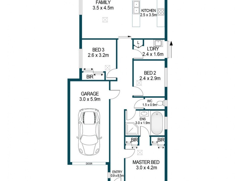 16 Jabez Way, Blakeview SA 5114 Floorplan