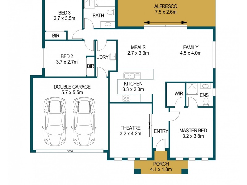 529 Milne Road, Ridgehaven SA 5097 Floorplan