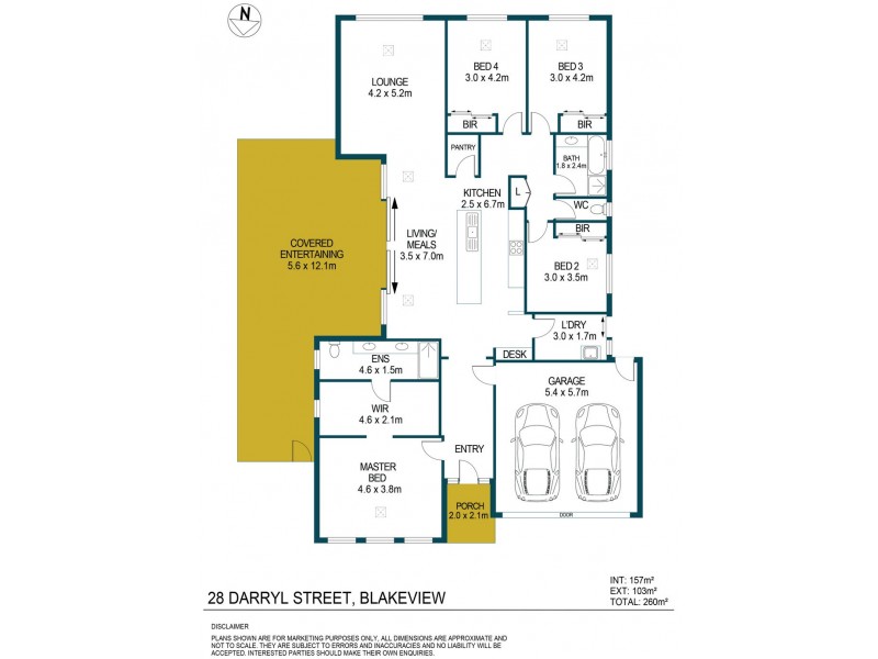 28 Darryl Street, Blakeview SA 5114 Floorplan