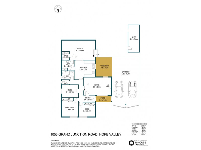 1053 Grand Junction Road, Hope Valley SA 5090 Floorplan