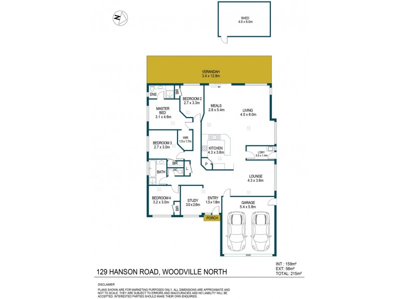129 Hanson Road, Woodville North SA 5012 Floorplan