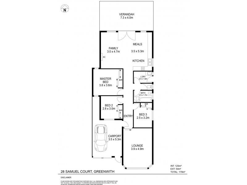 28 Samuel Court, Greenwith SA 5125 Floorplan