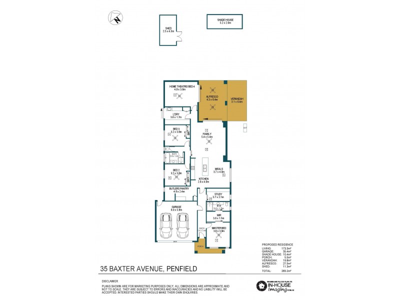 35 Baxter Avenue, Penfield SA 5121 Floorplan