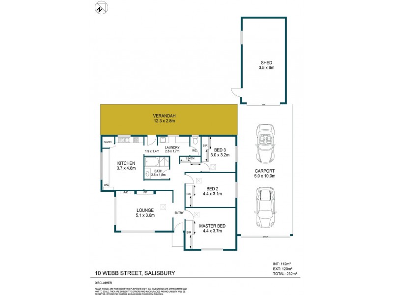 10 Webb Street, Salisbury SA 5108 Floorplan