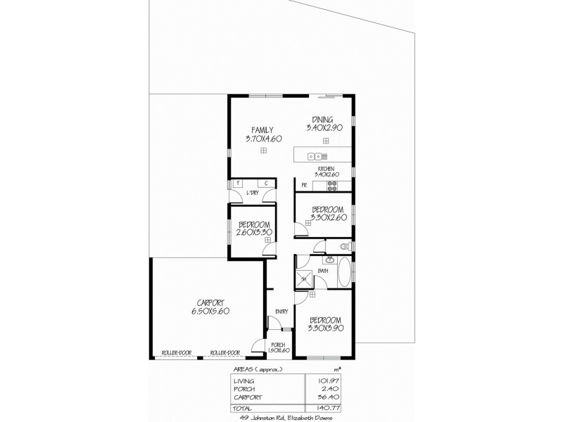 49 Johnston Road, Elizabeth Downs SA 5113 Floorplan