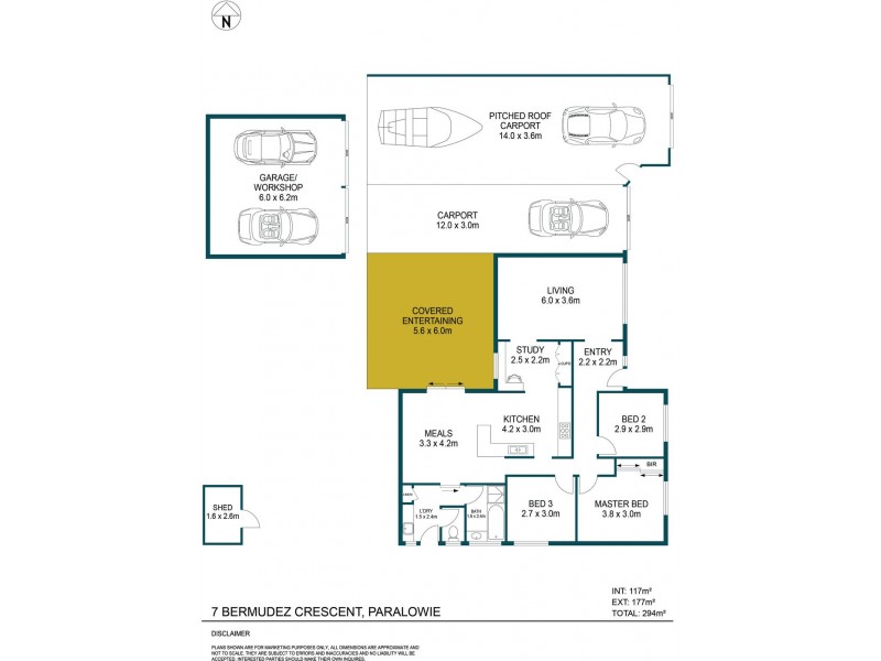 7 Bermudez Crescent, Paralowie SA 5108 Floorplan
