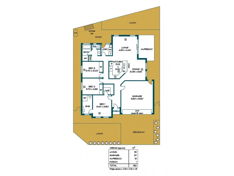 71 Fairview Terrace, Clearview SA 5085 Floorplan