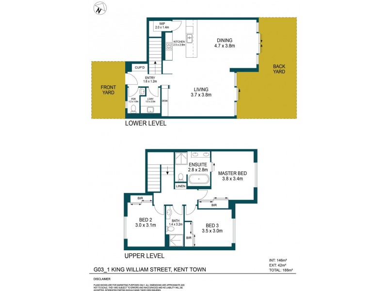 G03 1 King William Street, Kent Town SA 5067 Floorplan