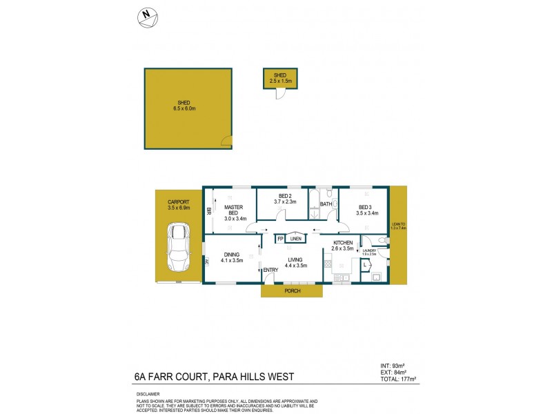 6A Farr Court, Para Hills West SA 5096 Floorplan