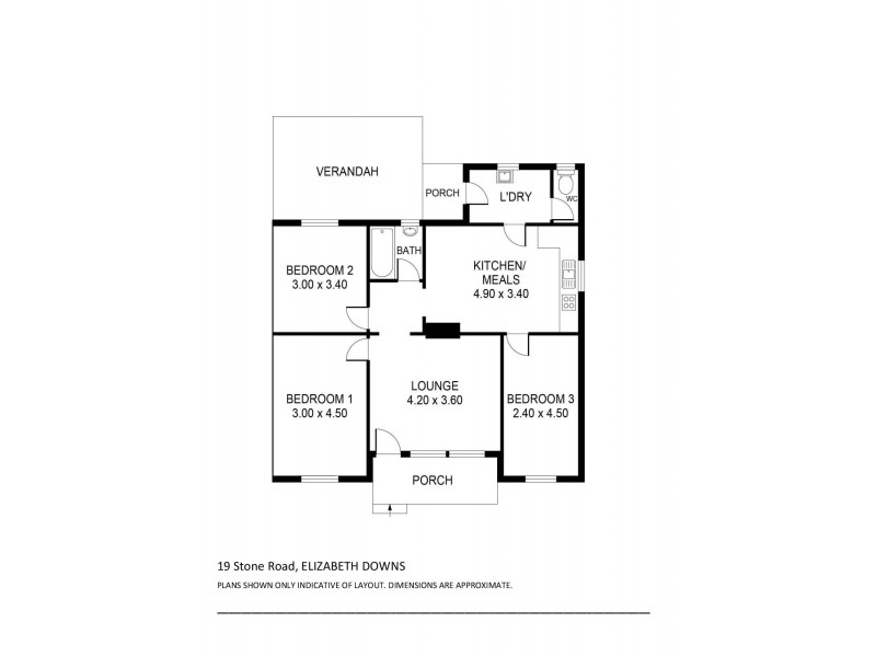 19 Stone Road, Elizabeth Downs SA 5113 Floorplan