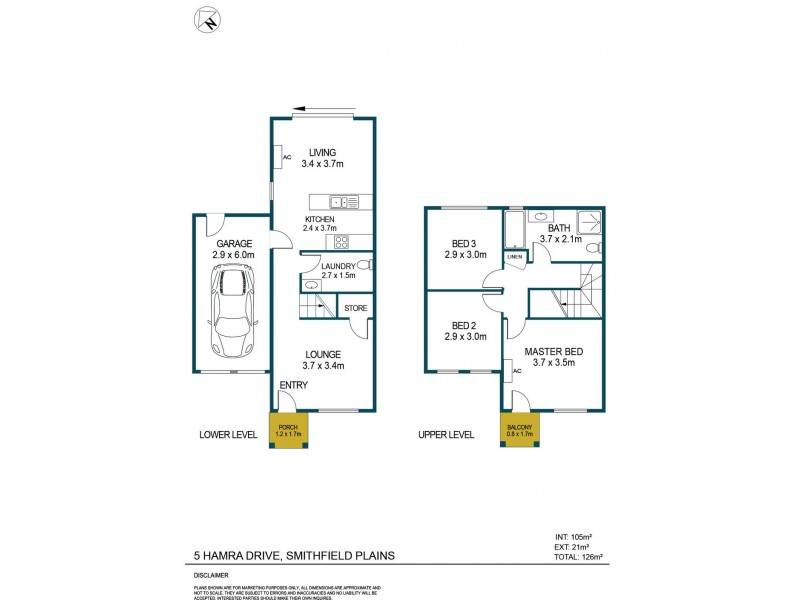 5 Hamra Drive, Smithfield SA 5114 Floorplan