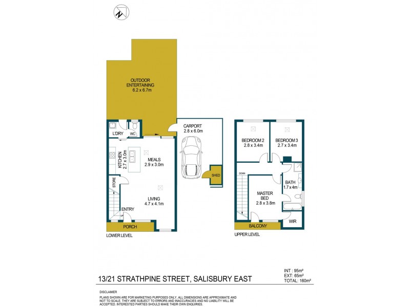 Unit 13, 21 Strathpine Street, Salisbury East SA 5109 Floorplan