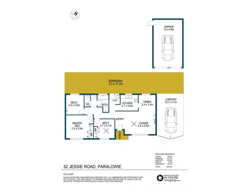 52 Jessie Road, Paralowie SA 5108 Floorplan
