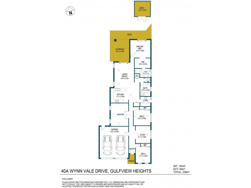 40A Wynn Vale Drive, Gulfview Heights SA 5096 Floorplan